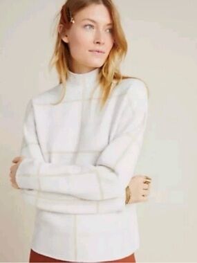 Anthropologie Ivanna Lizzie Mockneck Sweater